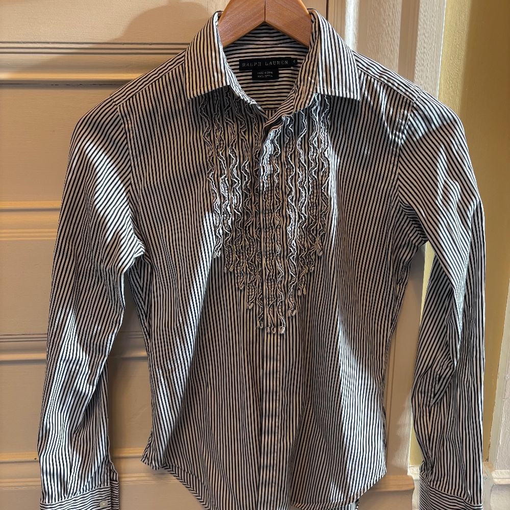 Ralph Lauren Striped Button Down Shirt 4
